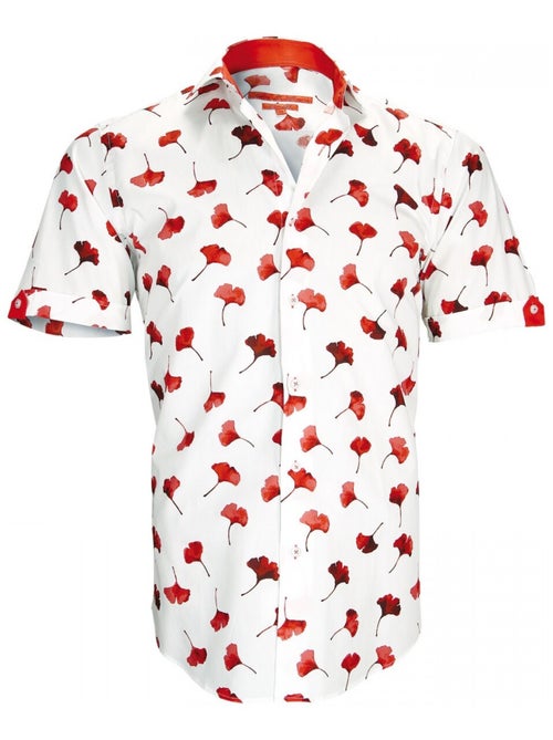 Chemisette hommes mode coupe cintrée GREENWAY Andrew Mac Allister Rouge , 41 - Kiabi