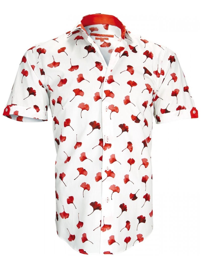 Chemisette hommes mode coupe cintrée GREENWAY Andrew Mac Allister Rouge , 41 Rouge - Kiabi