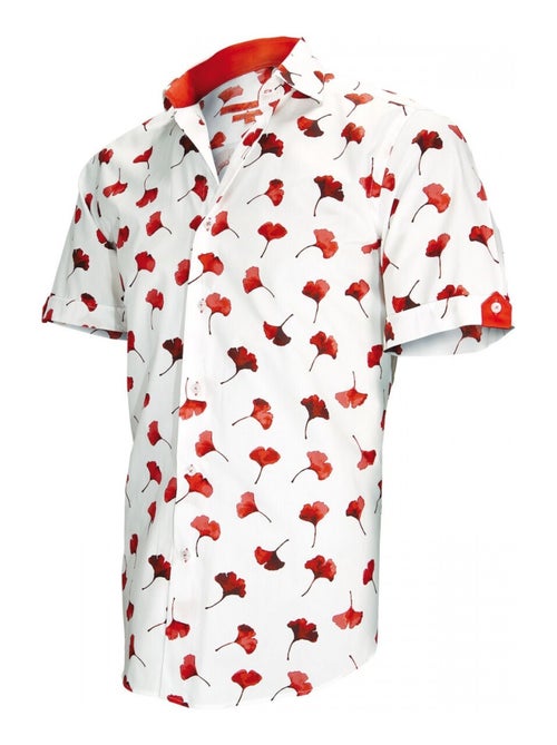 Chemisette hommes mode coupe cintrée GREENWAY Andrew Mac Allister Rouge , 41 - Kiabi