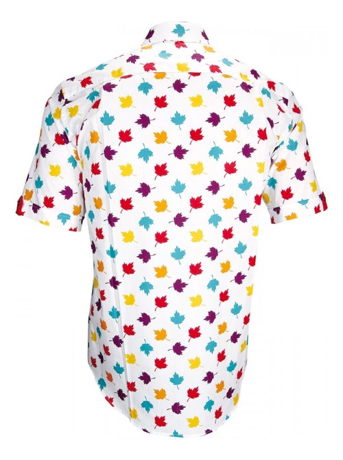 Chemisette hommes mode coupe droite LEAF Andrew Mac Allister Blanc , 44 - Kiabi