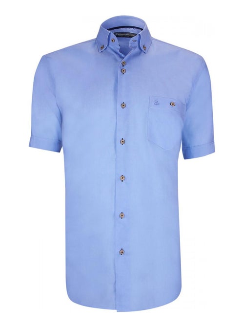Chemisette lin classique coupe droite OLINO - Kiabi