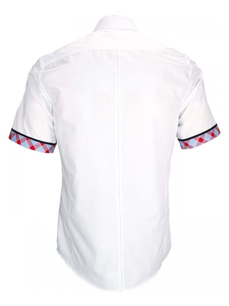 Chemisette mode WIGHT Blanc Rouge Bleu - Kiabi