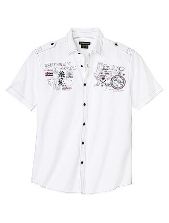 Chemisette Pilote Sunset Tropic - ATLAS FOR MEN