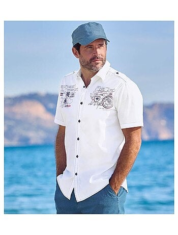 Chemisette Pilote Sunset Tropic - ATLAS FOR MEN