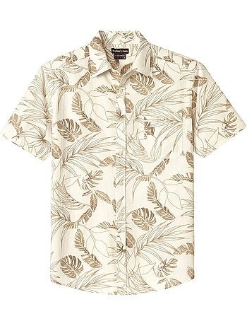 Chemisette popeline hawaïenne - atlas for men