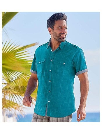 Chemisette Popeline Yachting Sail Coast - ATLAS FOR MEN