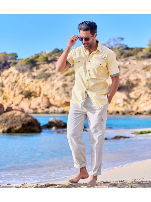 Chemisette Rayée Sunny - ATLAS FOR MEN - Kiabi Chemisette Rayée Sunny - ATLAS FOR MEN - Kiabi