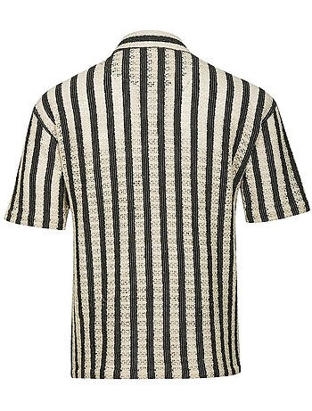 Chemisette rayures homme kaporal