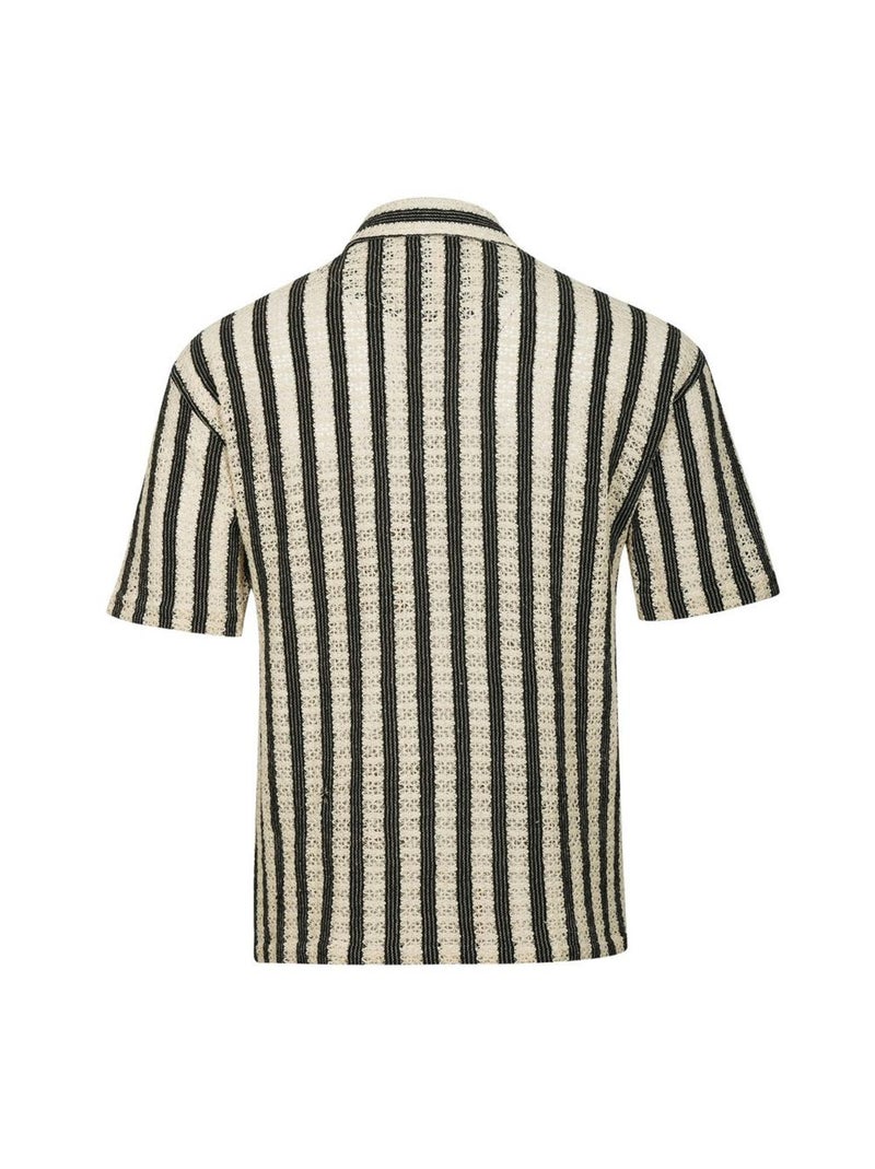 Chemisette Rayures Homme Kaporal Beige - Kiabi