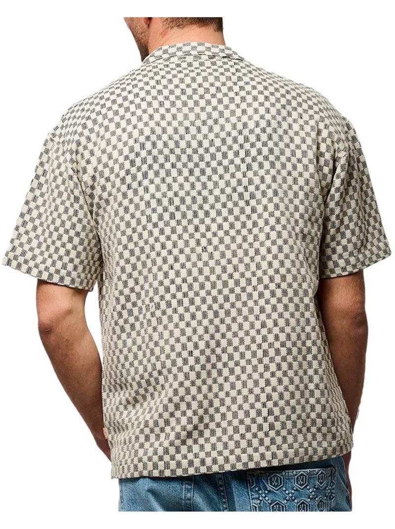 Chemisette vichy homme kaporal Beige - Kiabi