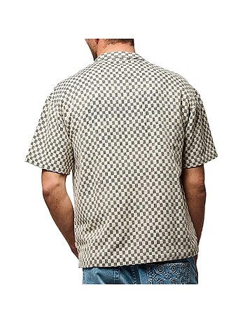 Chemisette vichy Homme Kaporal TROY - L