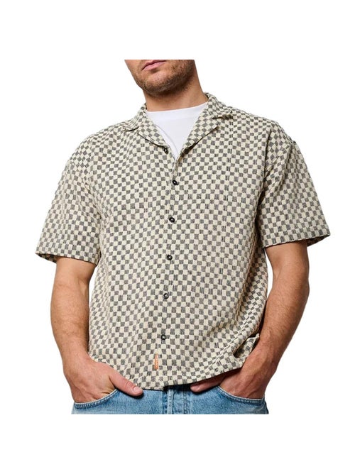 Chemisette  vichy Homme Kaporal TROY - L - Kiabi