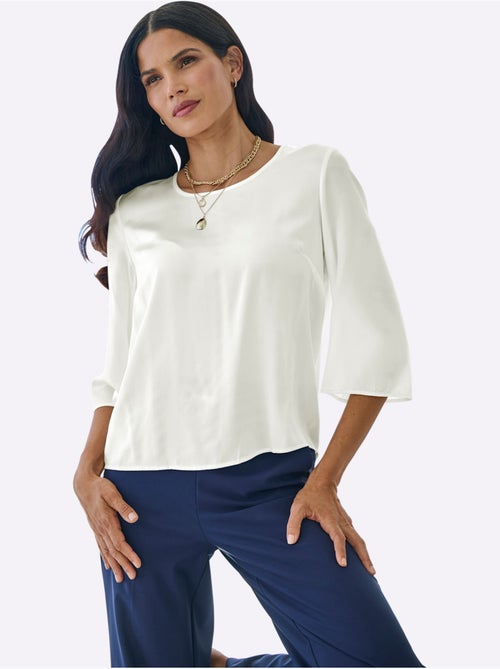 Chemisier 47% Soie - Taille Standard - helline - Kiabi