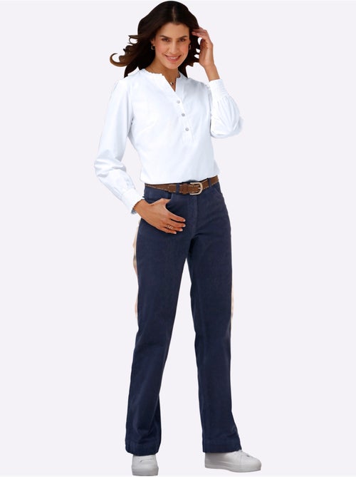 Chemisier 50% coton - taille standard - witt - Kiabi Chemisier 50% coton - taille standard - witt - Kiabi