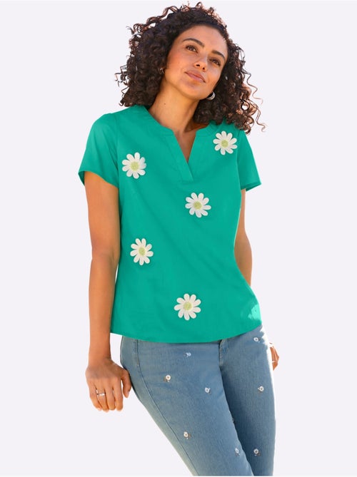 Chemisier 50% Coton - Taille Standard - Witt - Kiabi Chemisier 50% Coton - Taille Standard - Witt - Kiabi