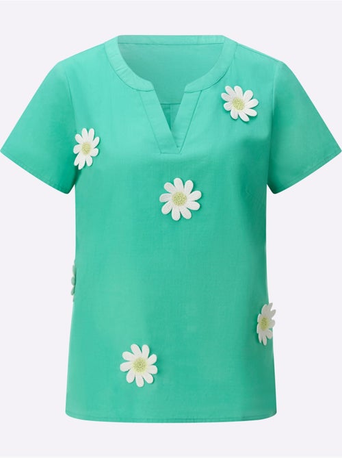 Chemisier 50% Coton - Taille Standard - Witt - Kiabi Chemisier 50% Coton - Taille Standard - Witt - Kiabi
