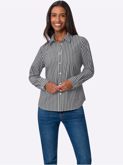 Chemisier 67% Coton - Taille Standard - helline - Kiabi