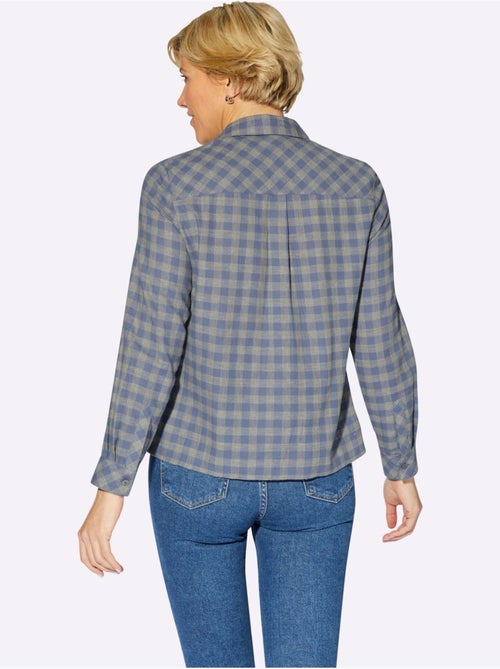 Chemisier 75% Coton - Taille Standard - Witt - Kiabi Chemisier 75% Coton - Taille Standard - Witt - Kiabi