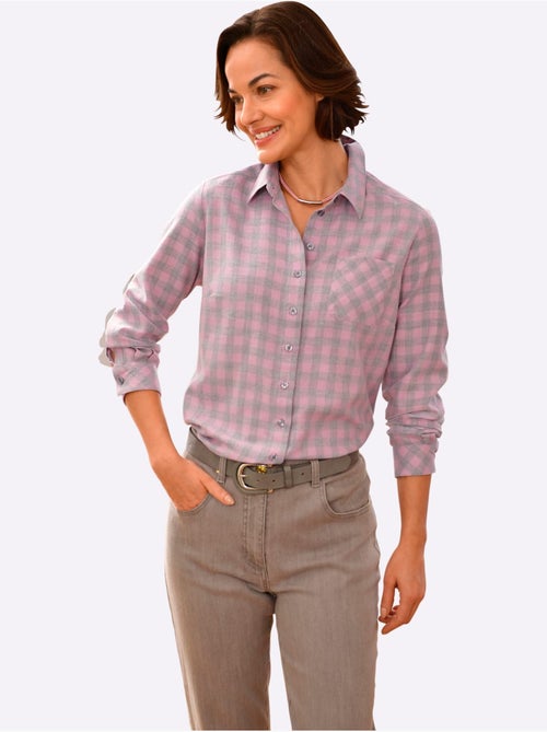 Chemisier 75% Coton - Taille Standard - Witt - Kiabi Chemisier 75% Coton - Taille Standard - Witt - Kiabi