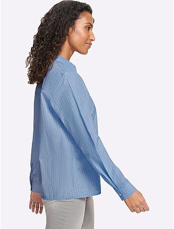 Chemisier à carreaux 50% coton - taille standard - helline