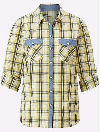Chemisier à Carreaux 50% Coton - Taille Standard - Witt