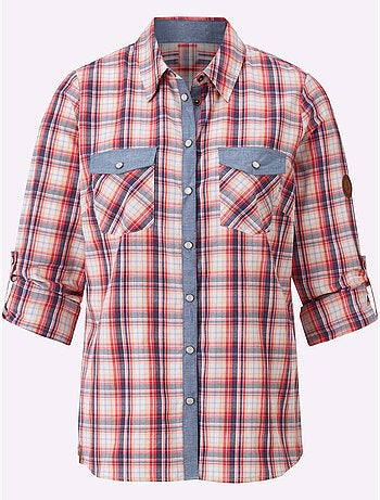Chemisier à Carreaux 50% Coton - Taille Standard - Witt