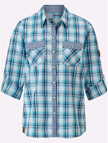 Chemisier à Carreaux 50% Coton - Taille Standard - Witt