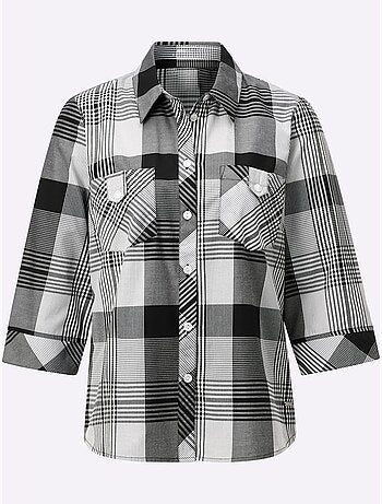 Chemisier à Carreaux 50% Coton - Taille Standard - Witt
