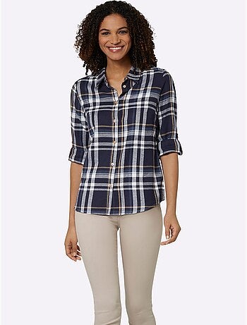 Chemisier en flanelle pur coton - taille standard - witt