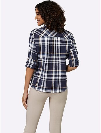 Chemisier en flanelle pur coton - taille standard - witt