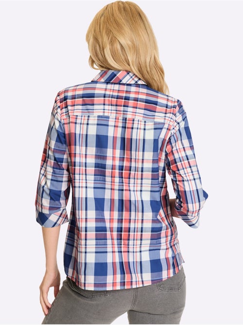 Chemisier à Carreaux Fermeture à Glissière - Taille Standard - Moda Vilona - Kiabi Chemisier à Carreaux Fermeture à Glissière - Taille Standard - Moda Vilona - Kiabi