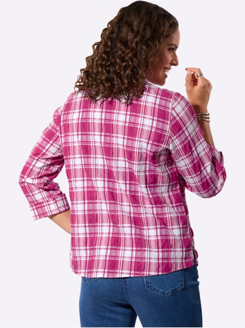 Chemisier à Carreaux Qualité Extensible - Taille Standard - Witt - Kiabi
