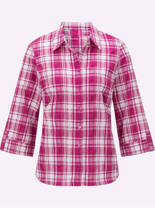 Chemisier à Carreaux Qualité Extensible - Taille Standard - Witt - Kiabi