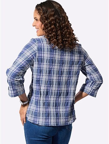 Chemisier à Carreaux Qualité Extensible - Taille Standard - Witt