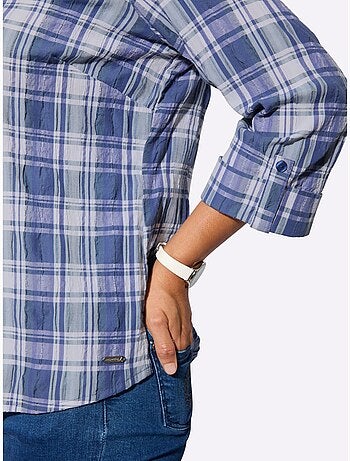 Chemisier à Carreaux Qualité Extensible - Taille Standard - Witt