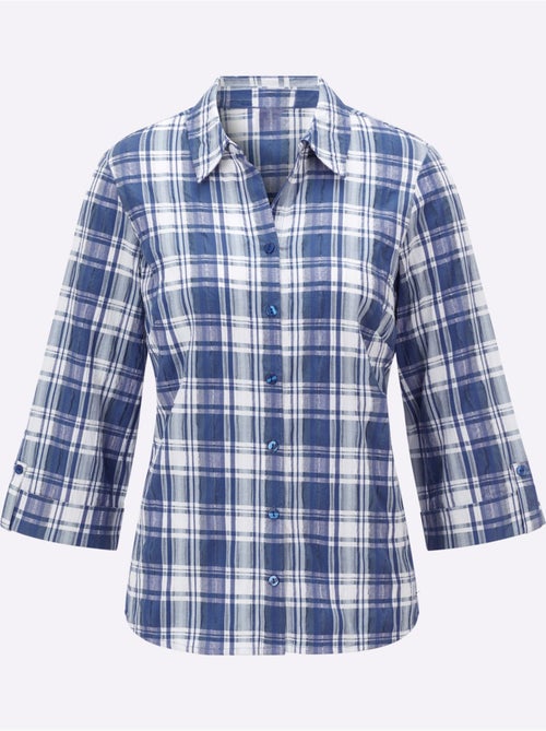 Chemisier à Carreaux Qualité Extensible - Taille Standard - Witt - Kiabi