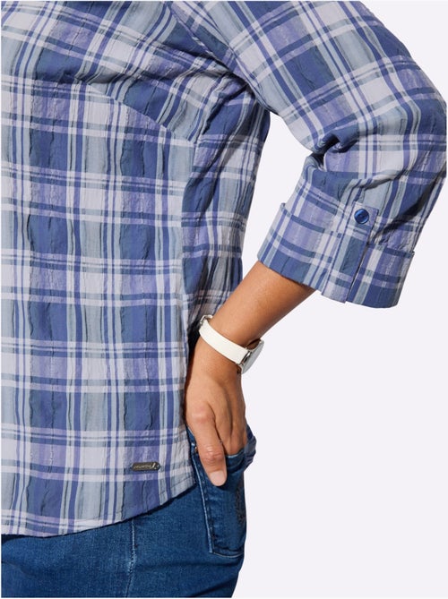 Chemisier à Carreaux Qualité Extensible - Taille Standard - Witt - Kiabi