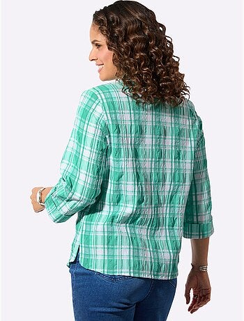 Chemisier à Carreaux Qualité Extensible - Taille Standard - Witt