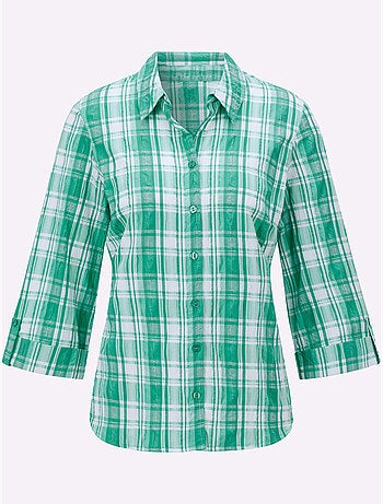 Chemisier à Carreaux Qualité Extensible - Taille Standard - Witt
