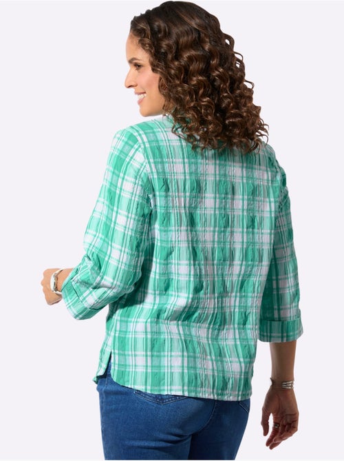 Chemisier à Carreaux Qualité Extensible - Taille Standard - Witt - Kiabi
