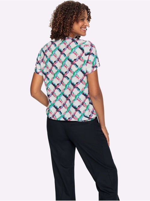 Chemisier à Enfiler Ourlet Avec Bande élastique - Taille Standard - Witt - Kiabi Chemisier à Enfiler Ourlet Avec Bande élastique - Taille Standard - Witt - Kiabi