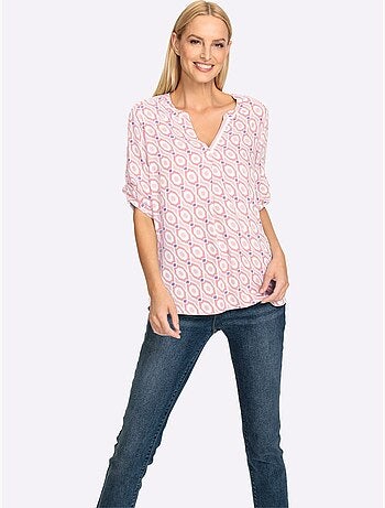 Chemisier à Enfiler Pure Viscose - Taille Standard - Helline