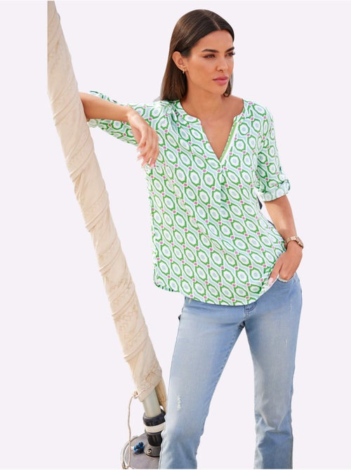 Chemisier à Enfiler Pure Viscose - Taille Standard - helline - Kiabi