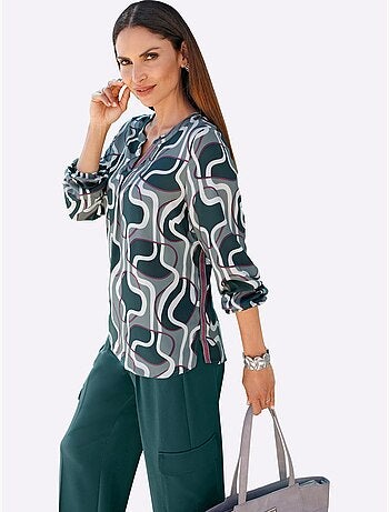 Chemisier à enfiler pure viscose - taille standard - witt