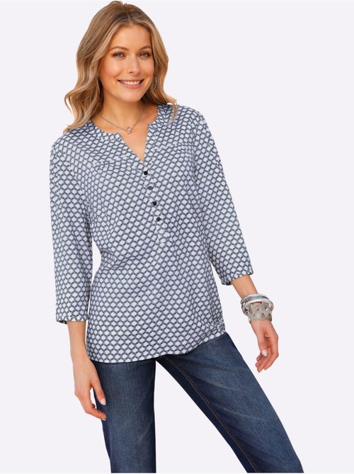 Chemisier à Enfiler Pure Viscose - Taille Standard - Witt - Kiabi Chemisier à Enfiler Pure Viscose - Taille Standard - Witt - Kiabi