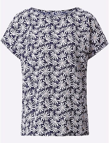 Chemisier à Enfiler Qualité Crêpe Facile à Entretenir - Taille Standard - Moda Vilona