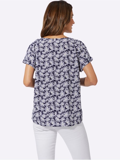 Chemisier à Enfiler Qualité Crêpe Facile à Entretenir - Taille Standard - Moda Vilona - Kiabi