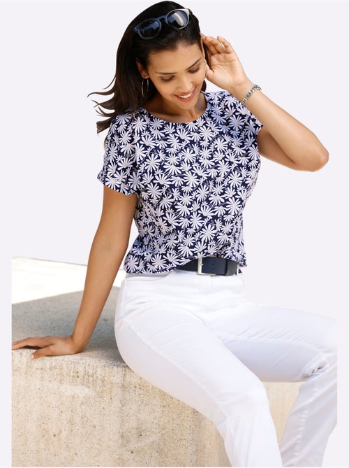 Chemisier à Enfiler Qualité Crêpe Facile à Entretenir - Taille Standard - Moda Vilona - Kiabi