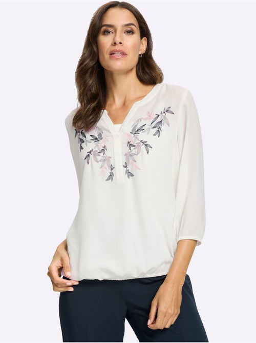 Chemisier à Enfiler Qualité Polyester Douce Et Fluide - Taille Standard - Witt - Kiabi Chemisier à Enfiler Qualité Polyester Douce Et Fluide - Taille Standard - Witt - Kiabi