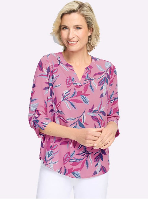 Chemisier à enfiler qualité tissée - taille standard - moda vilona - Kiabi Chemisier à enfiler qualité tissée - taille standard - moda vilona - Kiabi
